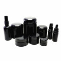 In stock dark violet glass bottles cosmetic lotion cream bottles black uv glass bottle VJ-221RL